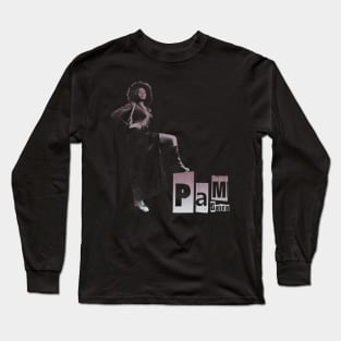 Retro PAM GRIER Long Sleeve T-Shirt